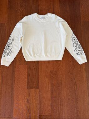 NAF NAF Paris Pullover Sweater with Beads size S